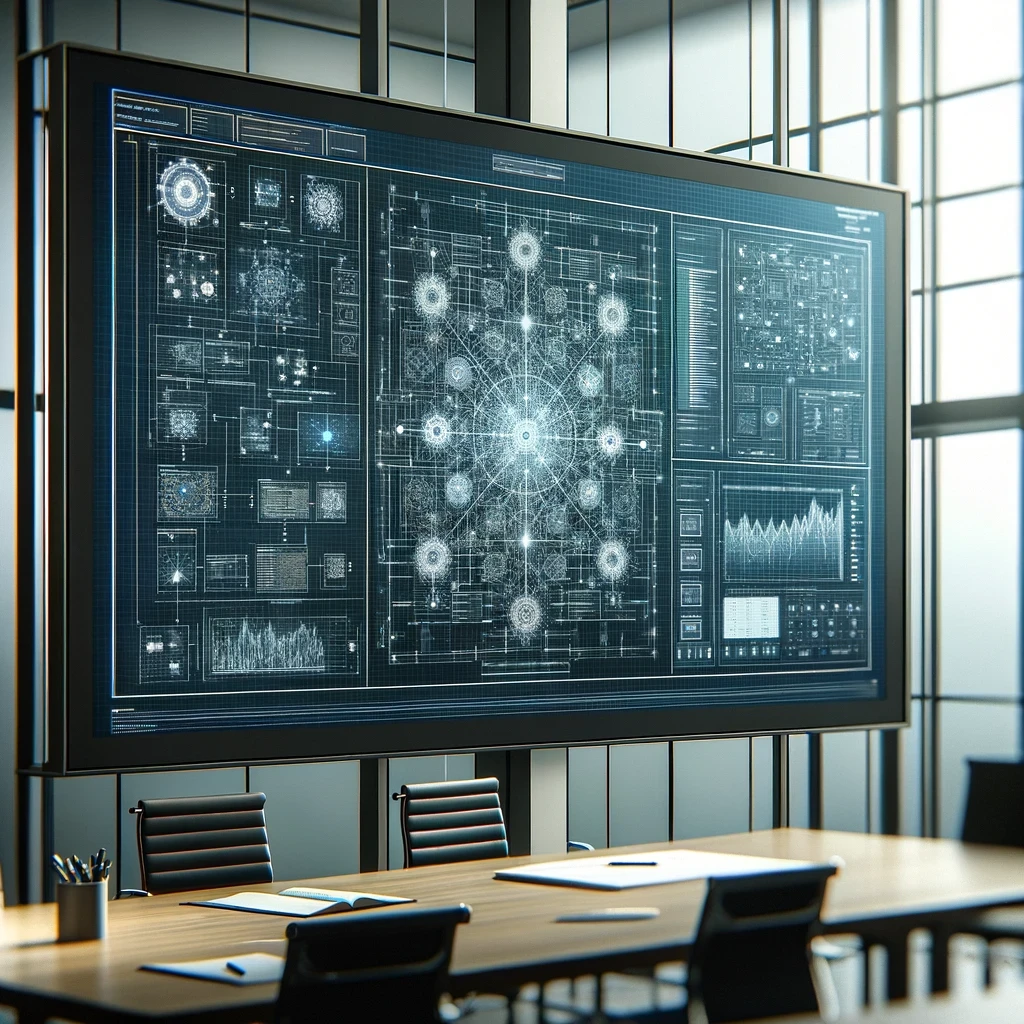 pharo-non-profit-portal-A-close-up-view-of-a-large-screen-or-board-displaying-a-complex-flowchart-or-system-diagram-in-a-professional-setting-with-no-people-visible.-The-scr